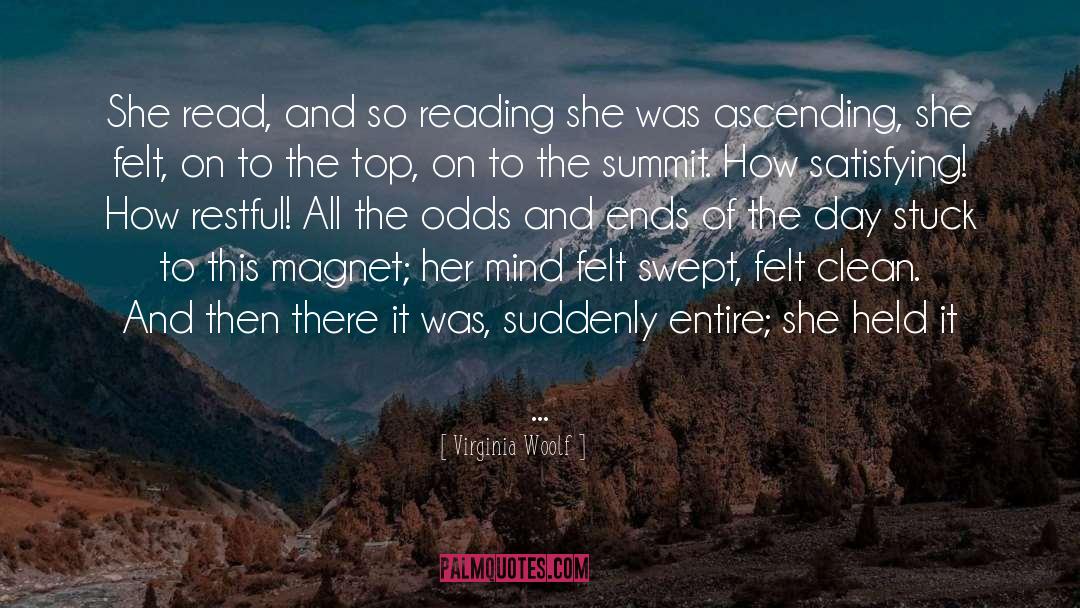 Ascending quotes by Virginia Woolf