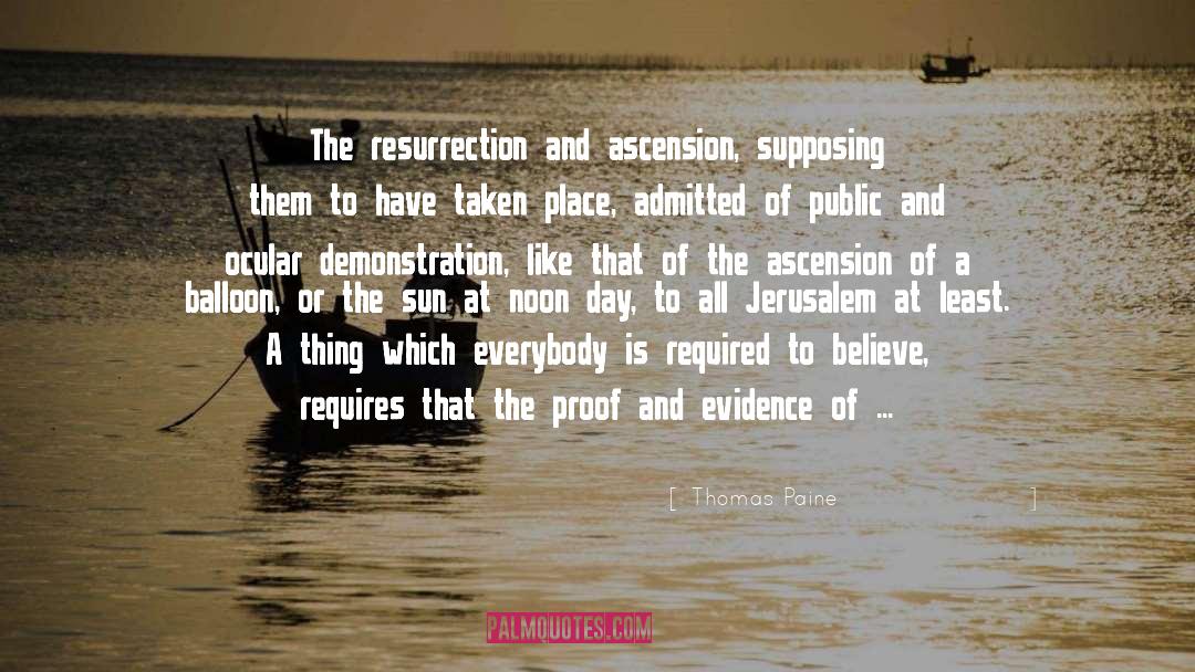 Ascension quotes by Thomas Paine