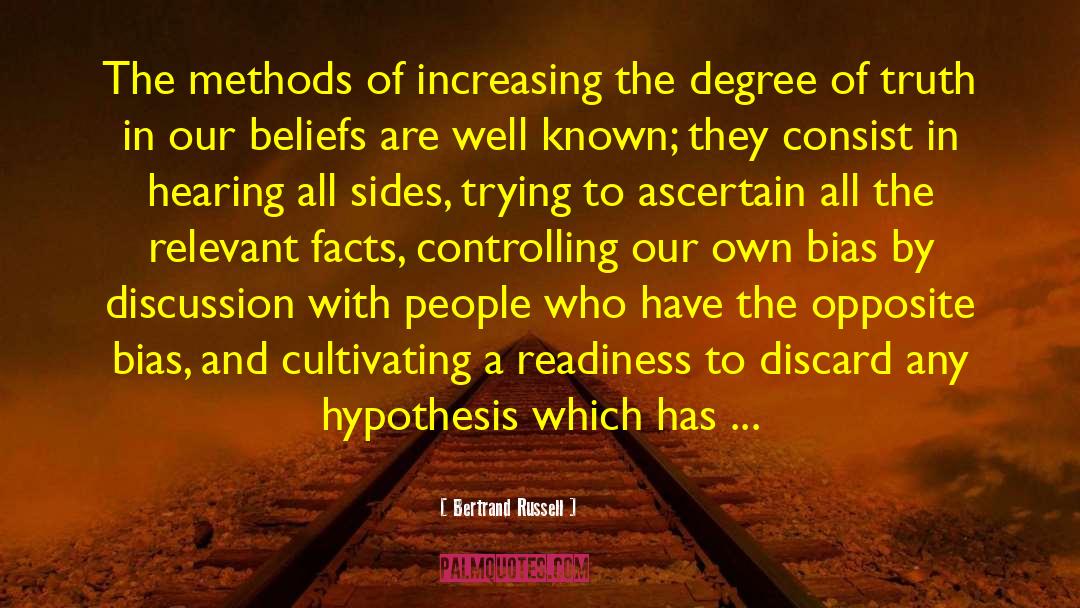 Ascertain quotes by Bertrand Russell