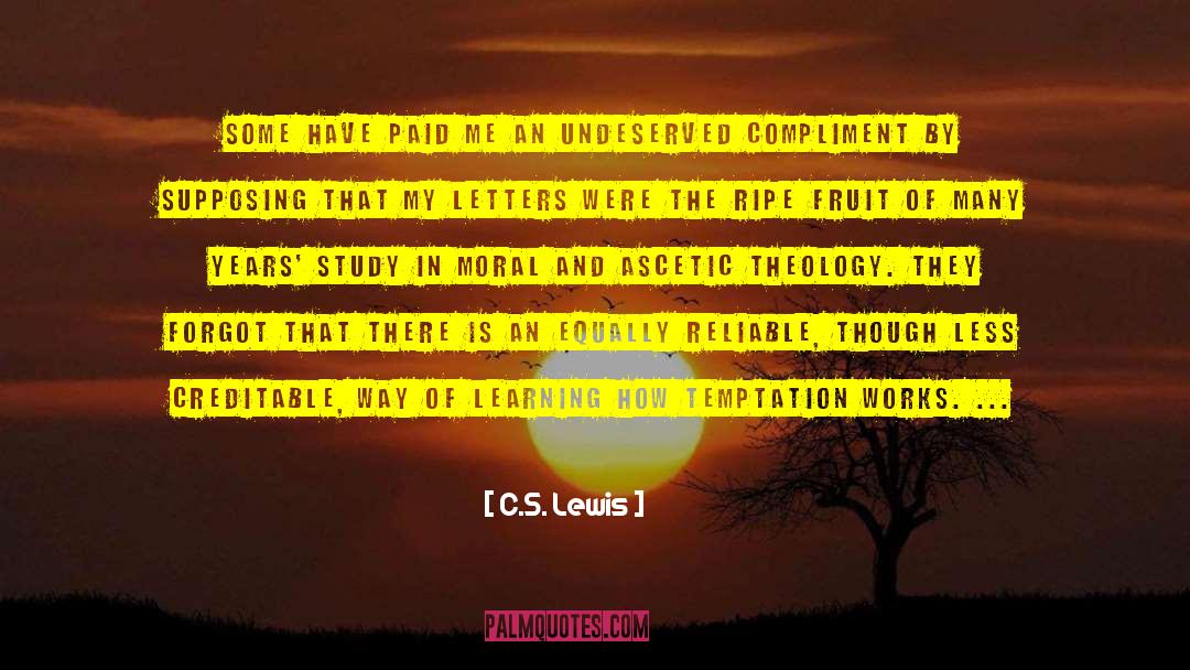 Ascetic quotes by C.S. Lewis