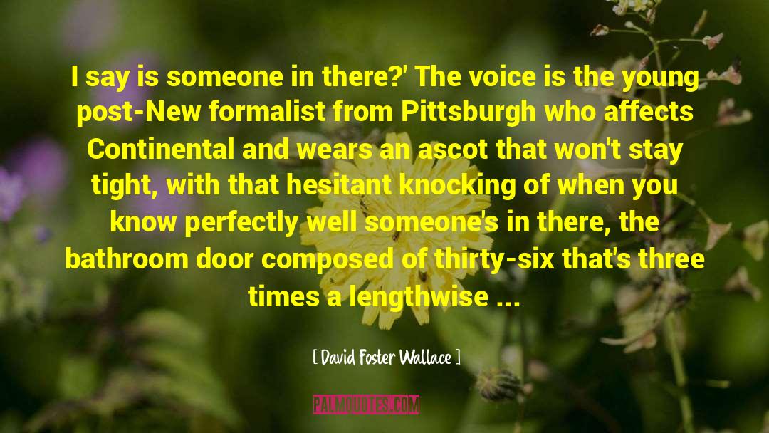 Ascot quotes by David Foster Wallace