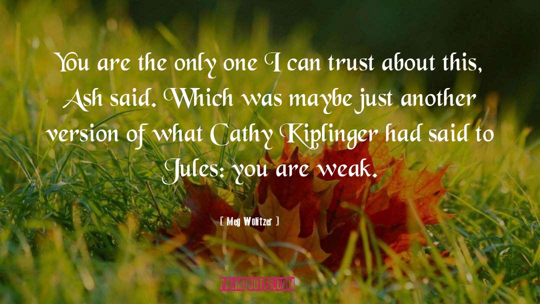 Ash Wednesday quotes by Meg Wolitzer