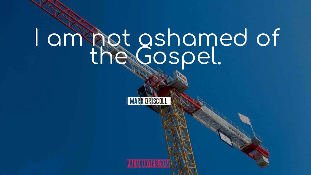 Ashamed quotes by Mark Driscoll