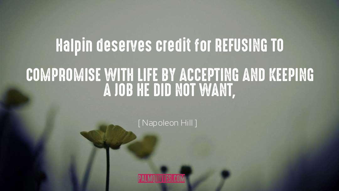 Ashbourne Credit quotes by Napoleon Hill