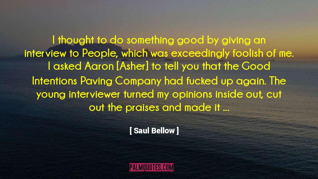 Asher Lev quotes by Saul Bellow