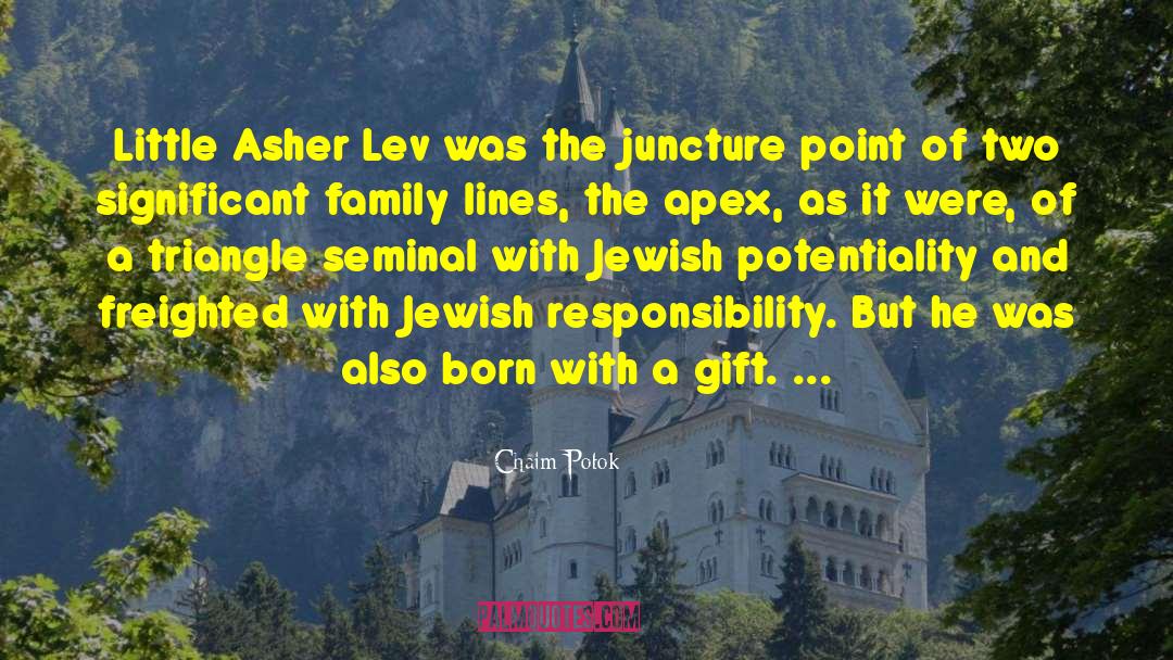 Asher Lev quotes by Chaim Potok