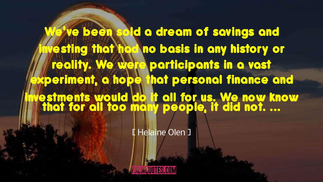 Ashirvad Finance quotes by Helaine Olen