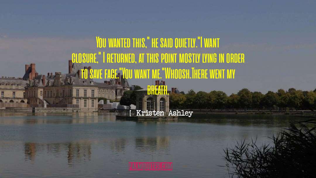 Ashley Weaver quotes by Kristen Ashley
