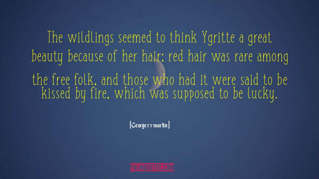 Asian Hair quotes by George R R Martin