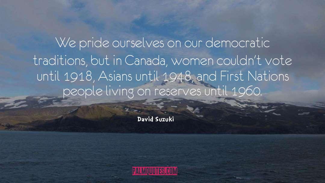 Asians quotes by David Suzuki