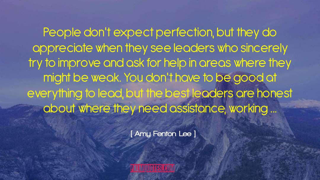 Ask For Help quotes by Amy Fenton Lee