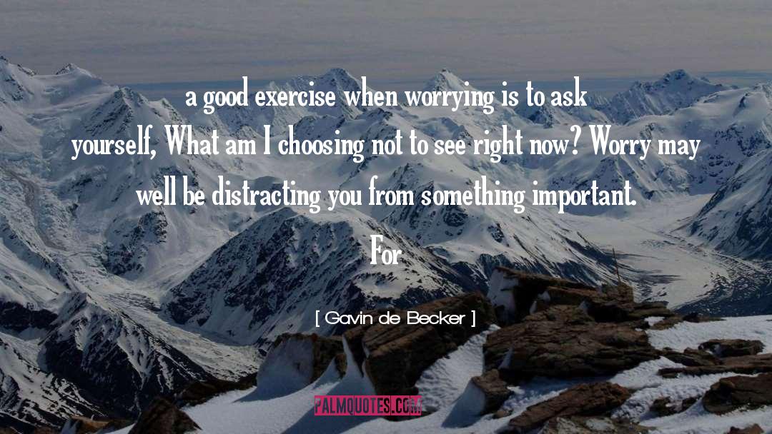 Ask Yourself quotes by Gavin De Becker