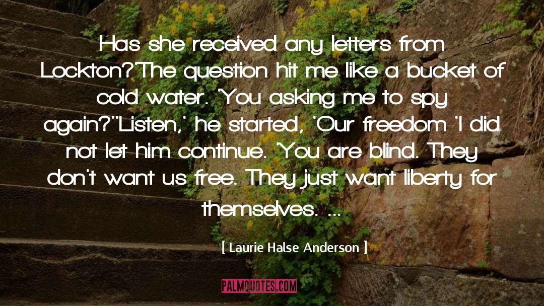 Asking Directions quotes by Laurie Halse Anderson
