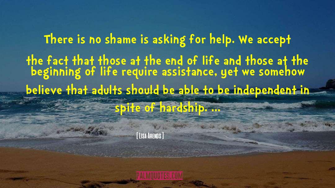 Asking For Help quotes by Lisa Arends