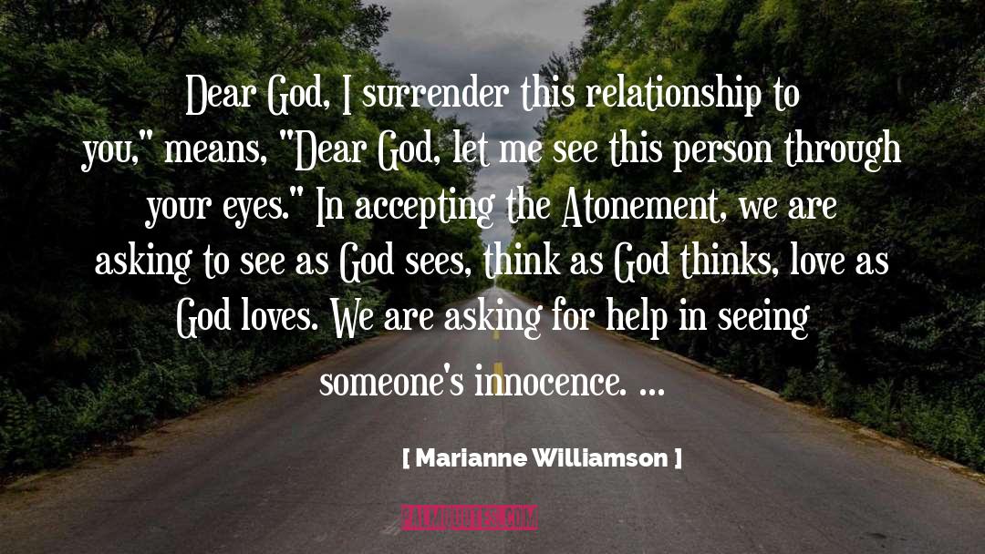 Asking For quotes by Marianne Williamson