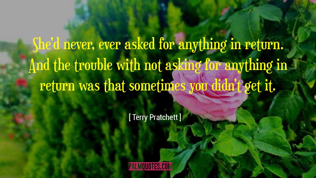 Asking For Trouble Book quotes by Terry Pratchett