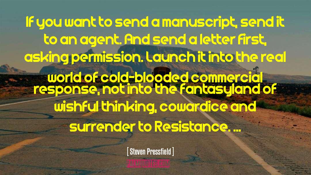 Asking Permission quotes by Steven Pressfield