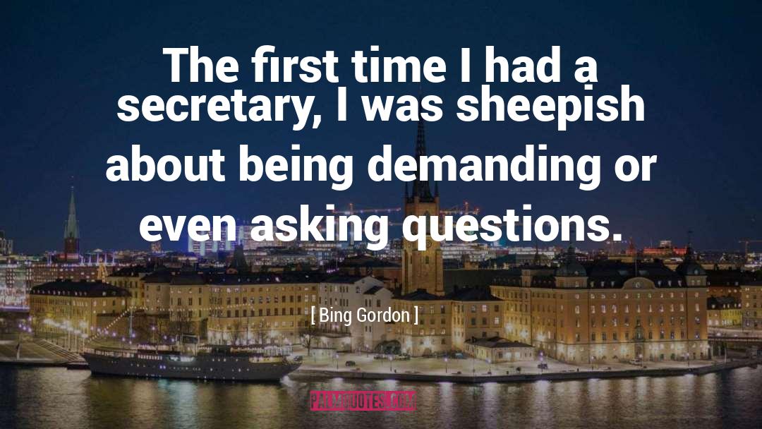 Asking Questions quotes by Bing Gordon