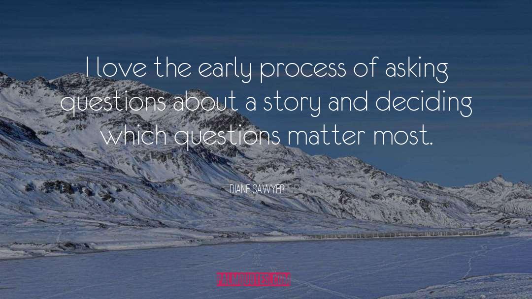 Asking Questions quotes by Diane Sawyer