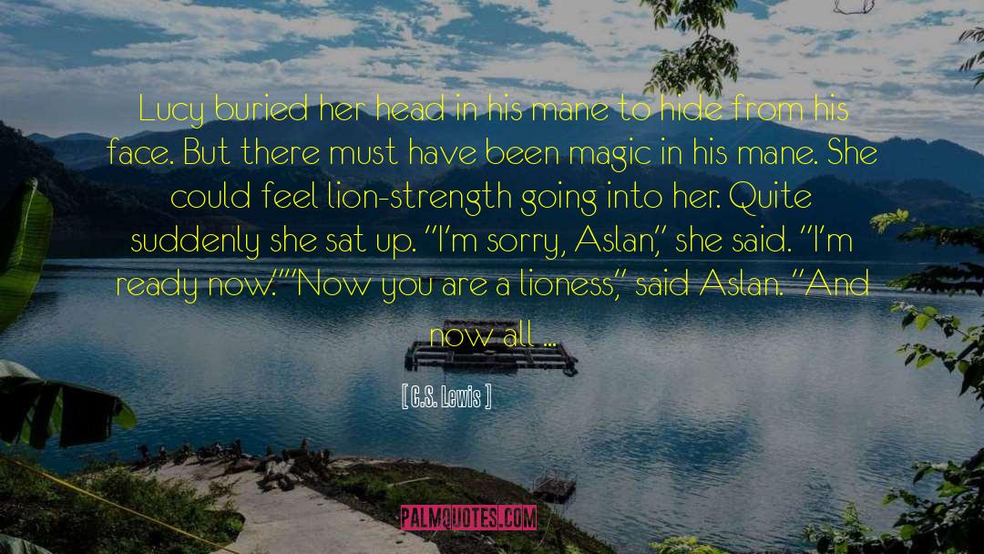 Aslan Country quotes by C.S. Lewis