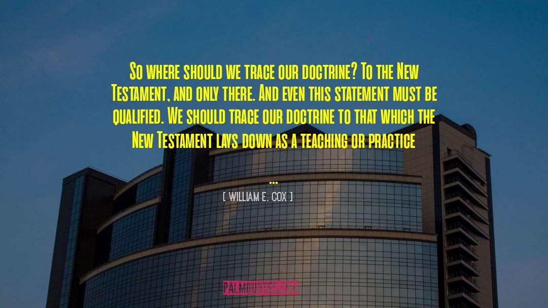 Asola Scriptura quotes by William E. Cox