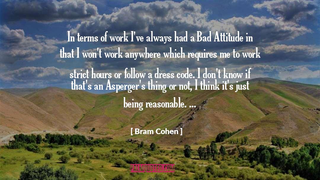 Aspergers quotes by Bram Cohen