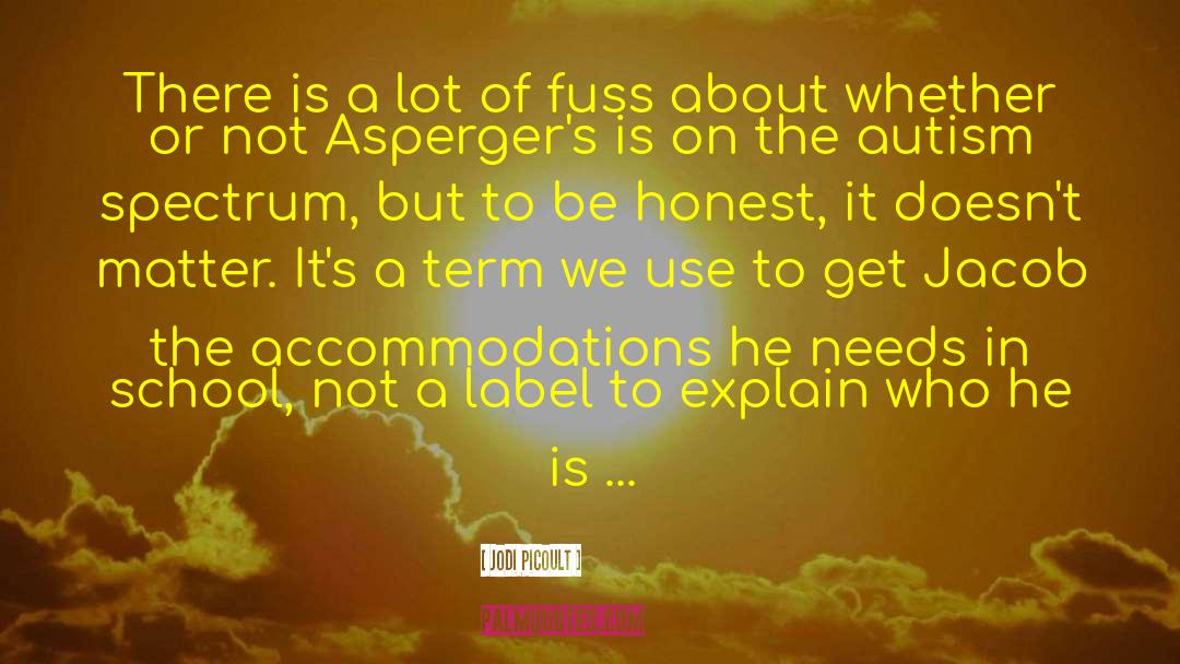 Aspergers quotes by Jodi Picoult