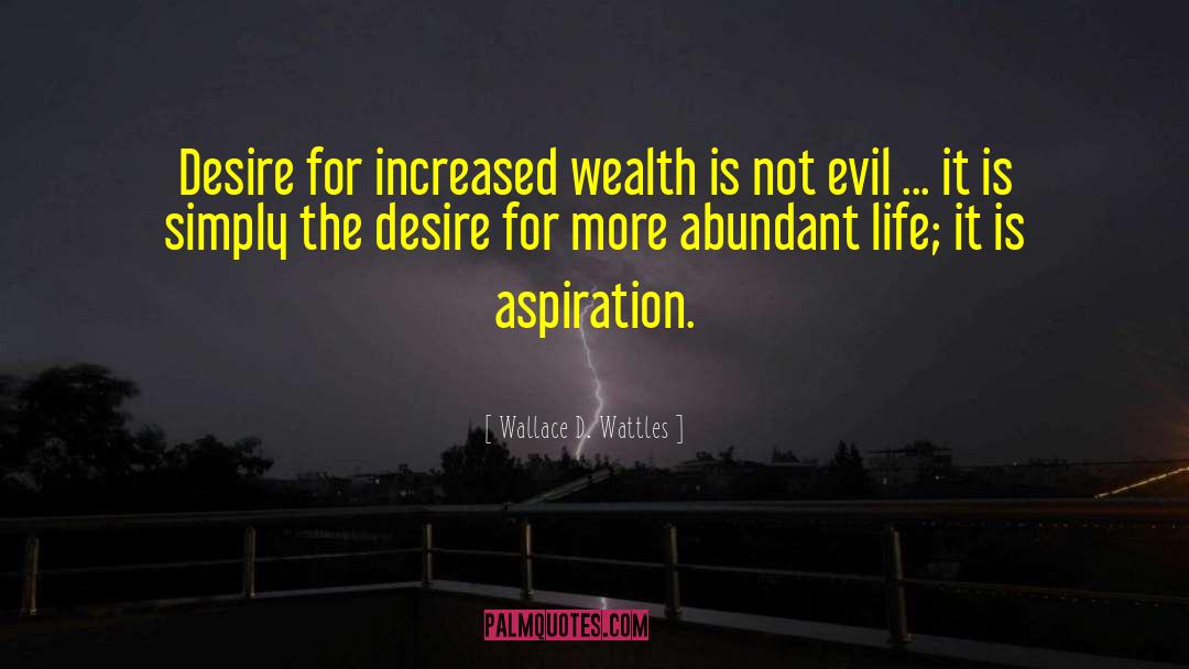 Aspiration Perspiration quotes by Wallace D. Wattles