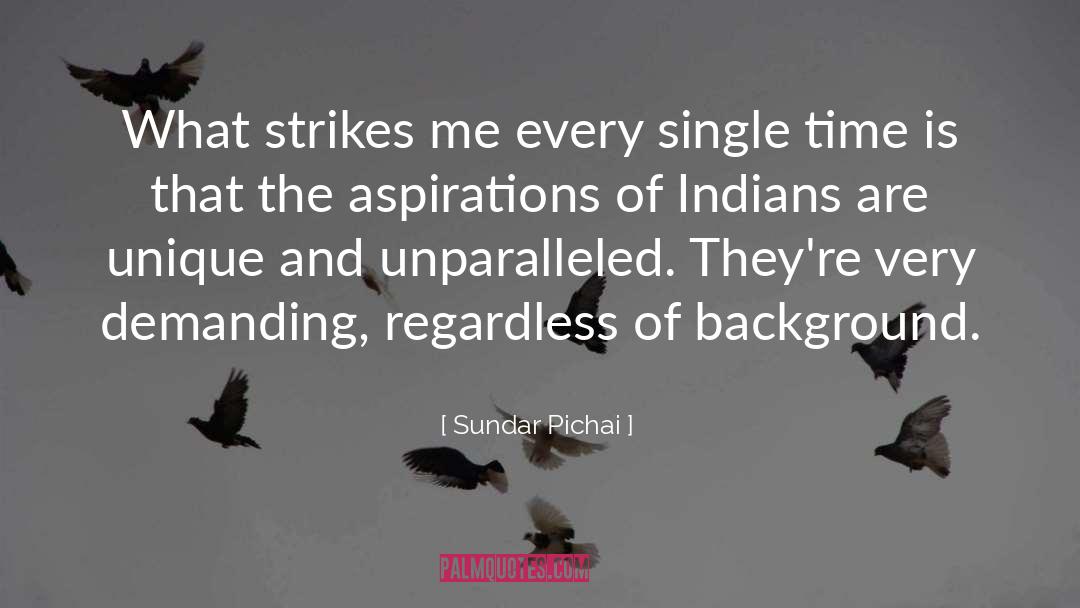 Aspirations quotes by Sundar Pichai