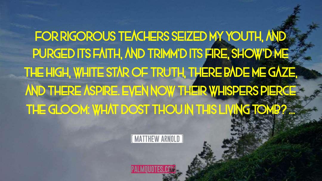 Aspire quotes by Matthew Arnold