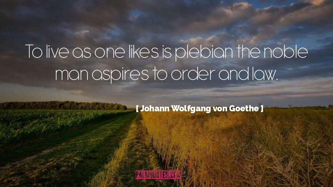 Aspires quotes by Johann Wolfgang Von Goethe