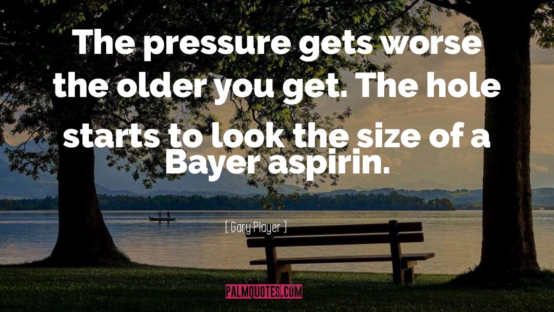 Aspirin quotes by Gary Player