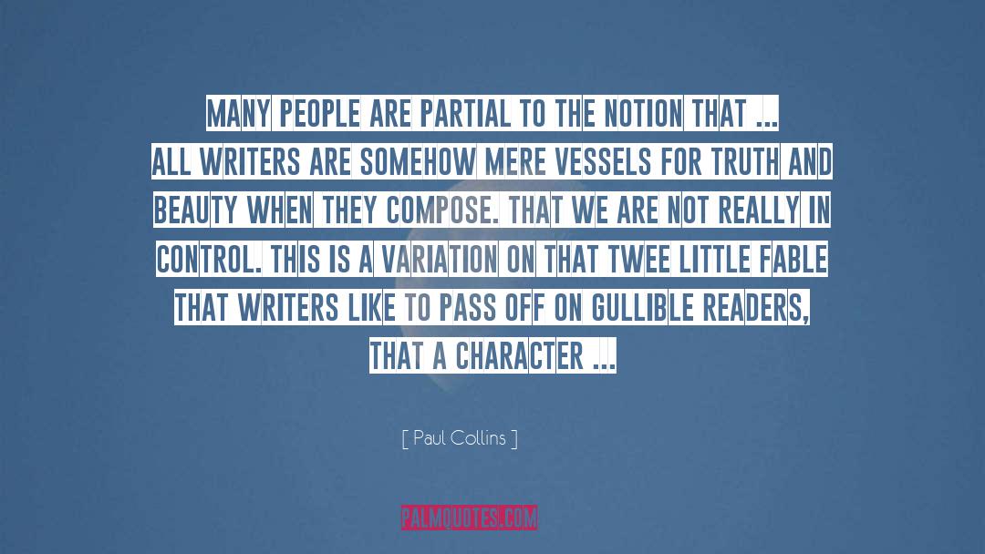 Aspiring Authors quotes by Paul Collins