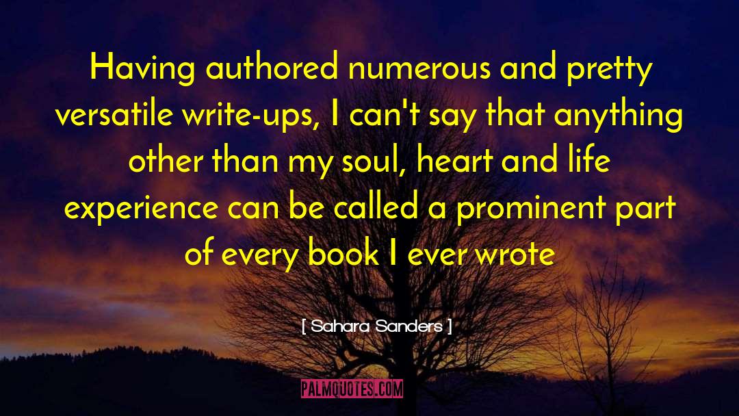 Aspiring Authors quotes by Sahara Sanders