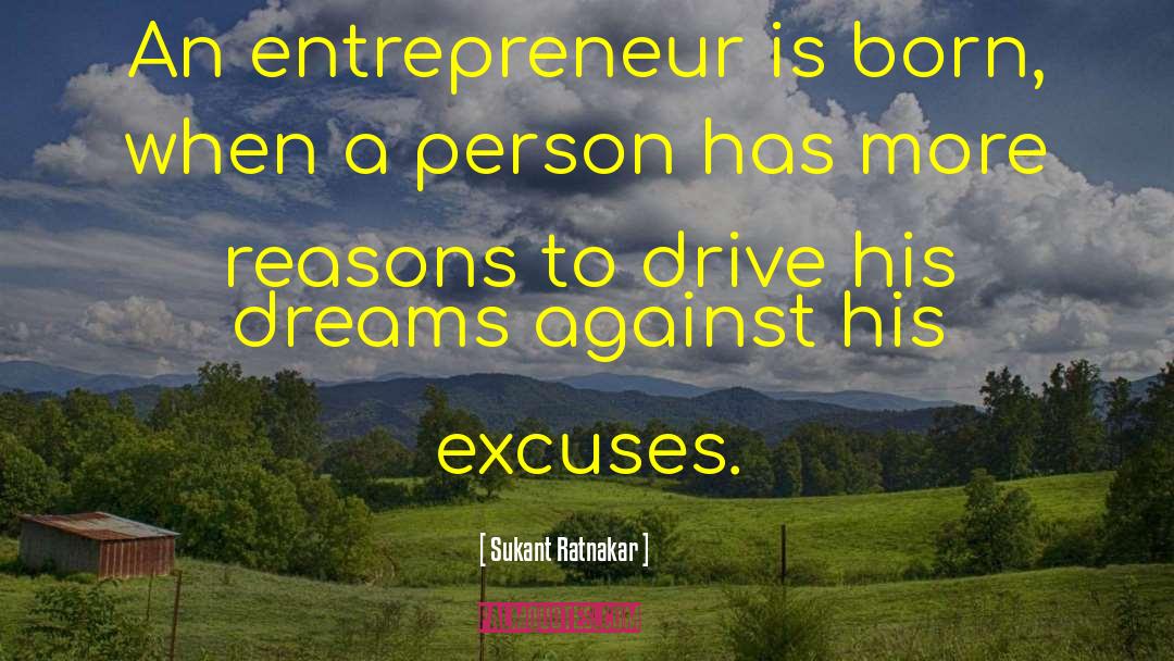 Aspiring Entrepreneur quotes by Sukant Ratnakar