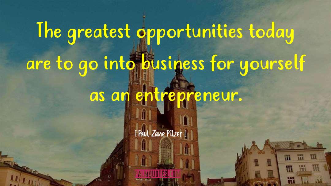 Aspiring Entrepreneur quotes by Paul Zane Pilzer