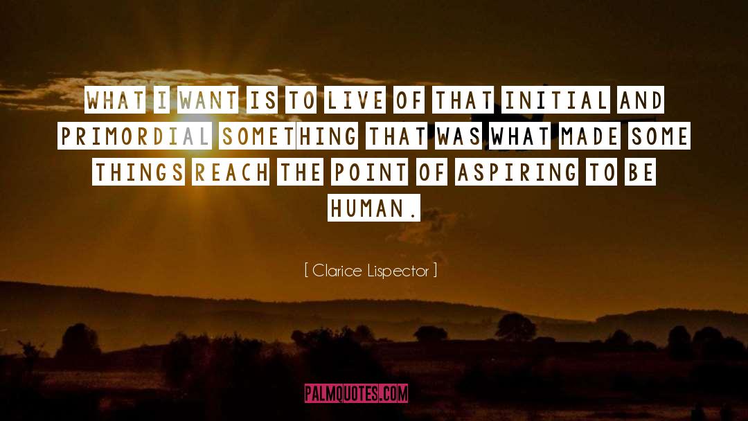 Aspiring quotes by Clarice Lispector