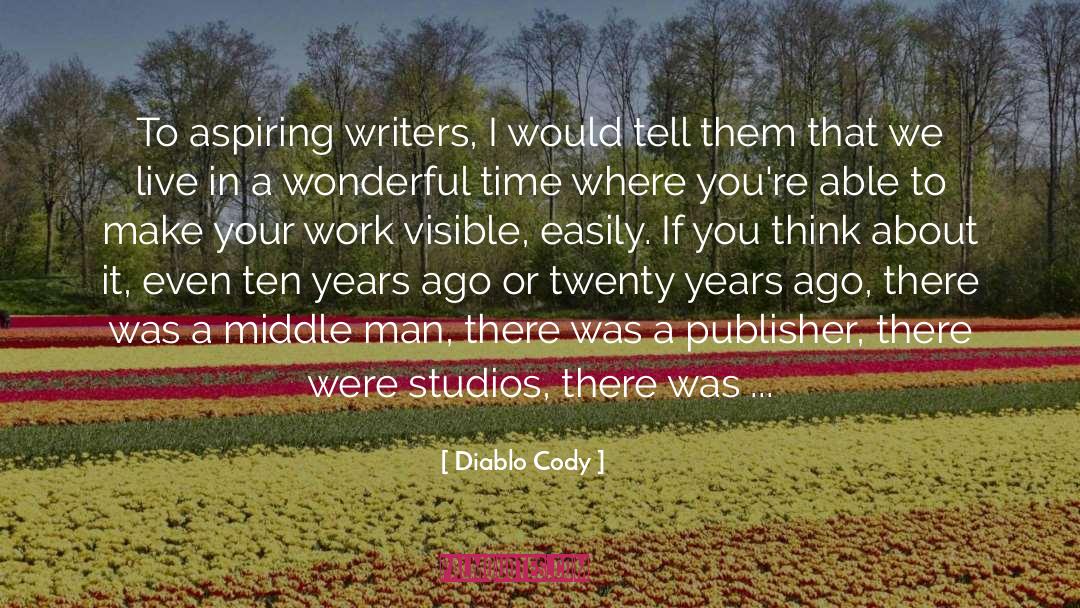 Aspiring Writers quotes by Diablo Cody