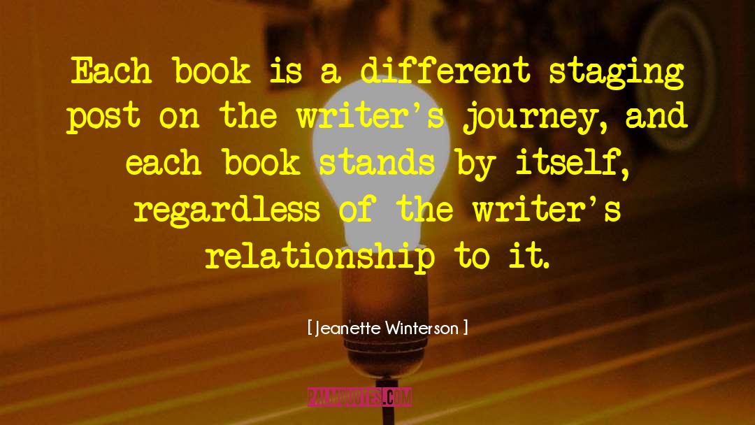 Aspiring Writers quotes by Jeanette Winterson