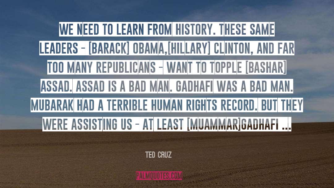 Assad quotes by Ted Cruz