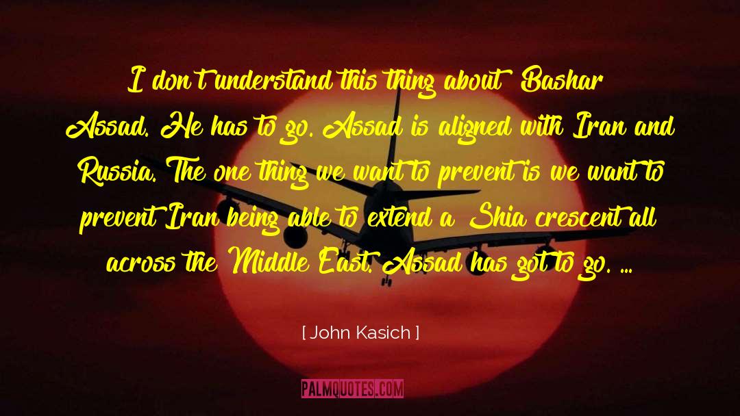 Assad quotes by John Kasich