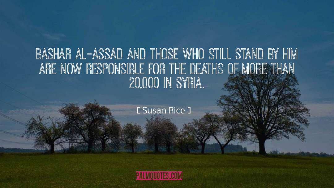 Assad quotes by Susan Rice