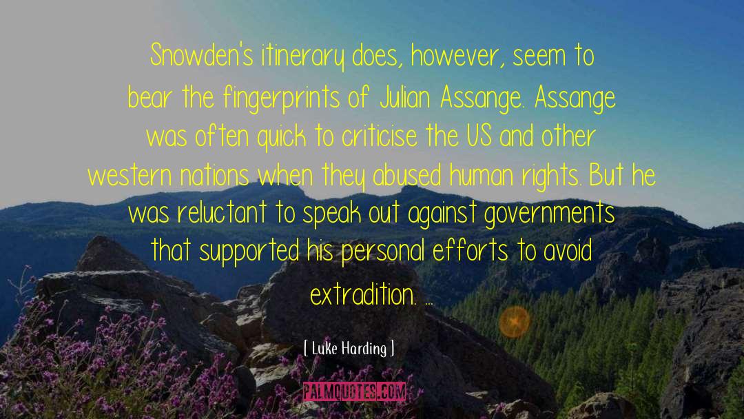 Assange quotes by Luke Harding