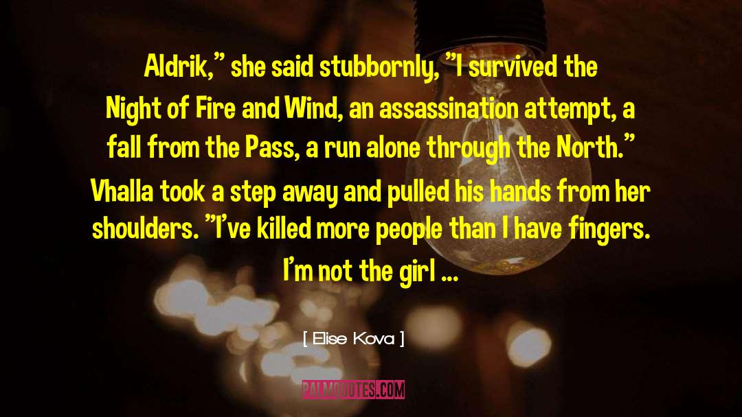 Assassination Attempt quotes by Elise Kova