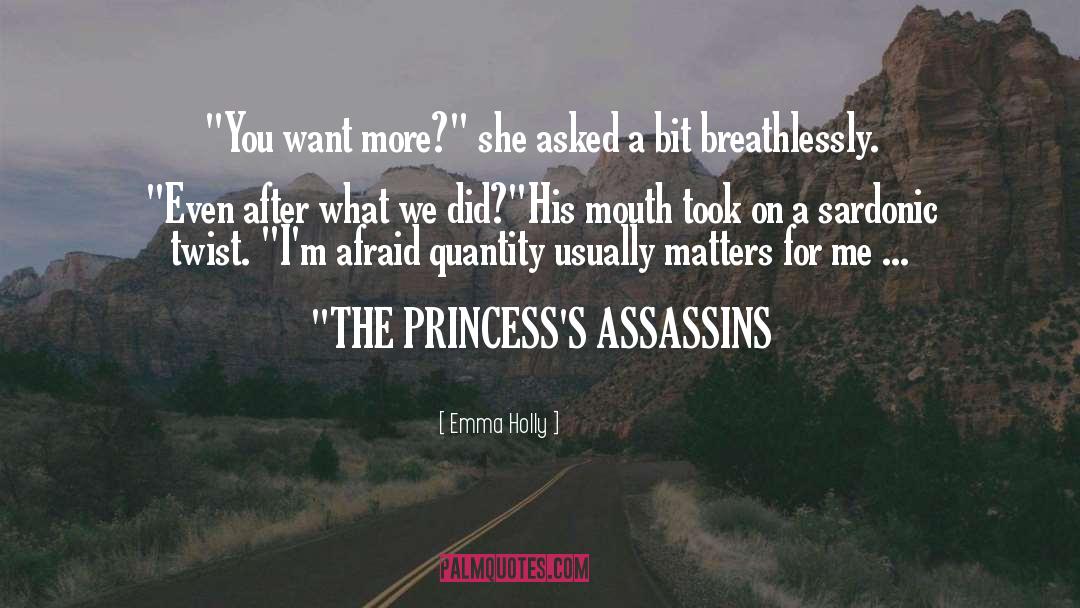 Assassins quotes by Emma Holly