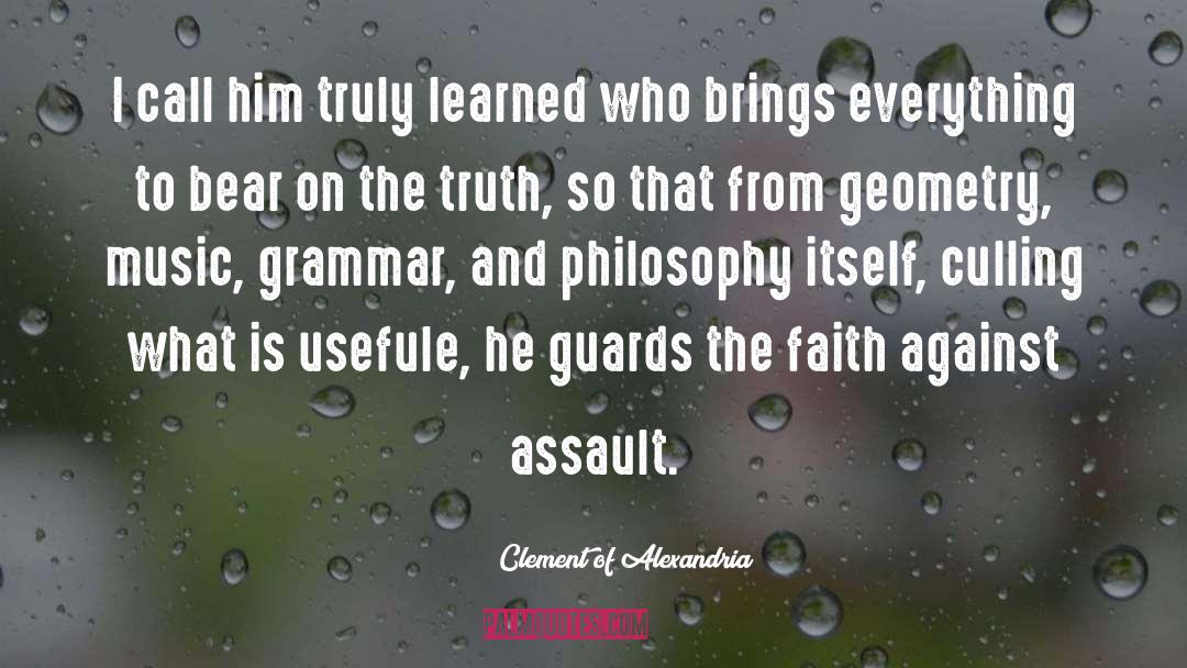 Assault quotes by Clement Of Alexandria