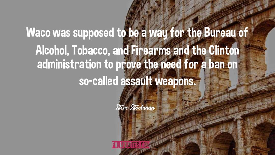 Assault Weapons quotes by Steve Stockman