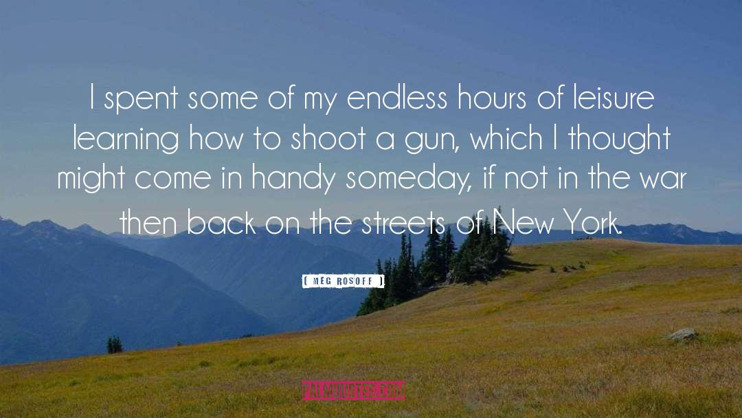 Assaulters Gun quotes by Meg Rosoff