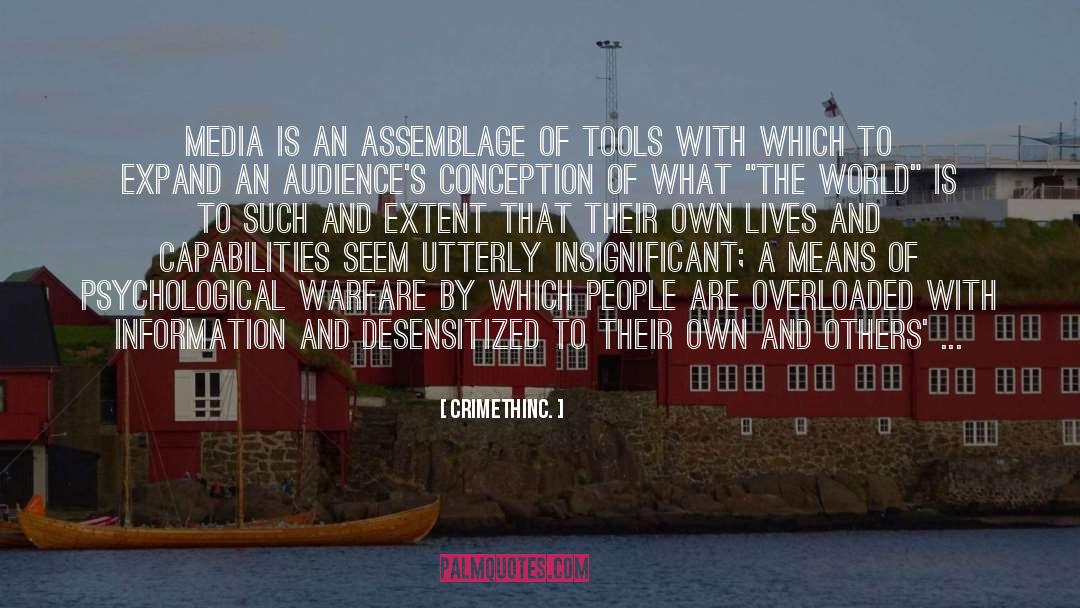 Assemblage quotes by CrimethInc.