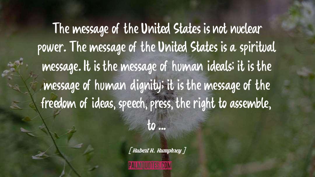 Assemble quotes by Hubert H. Humphrey